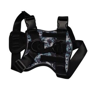 New Voopet Tactical Dog Harness Military Service Vest Blue Digital Camo Small
